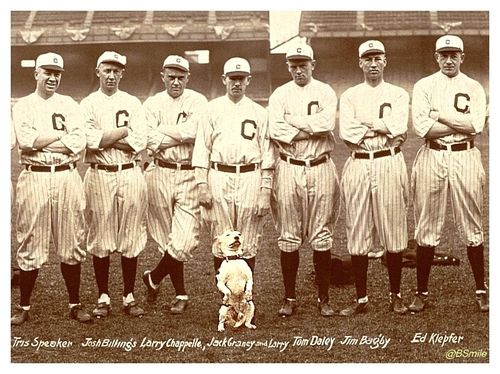 Tris Speaker and Cleveland Indians teammates