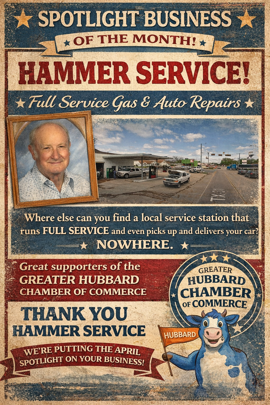 April 2026 Spotlight — Hammer Service, Hubbard TX