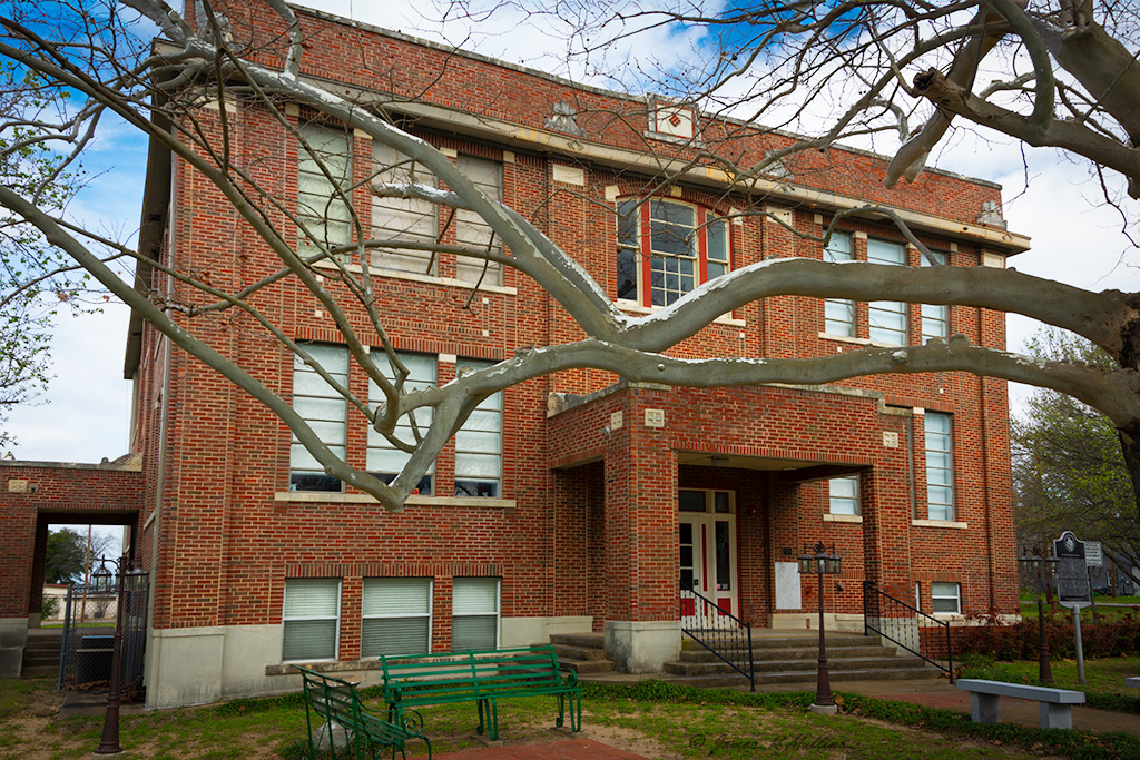 Historic Hubbard High School — Side View
