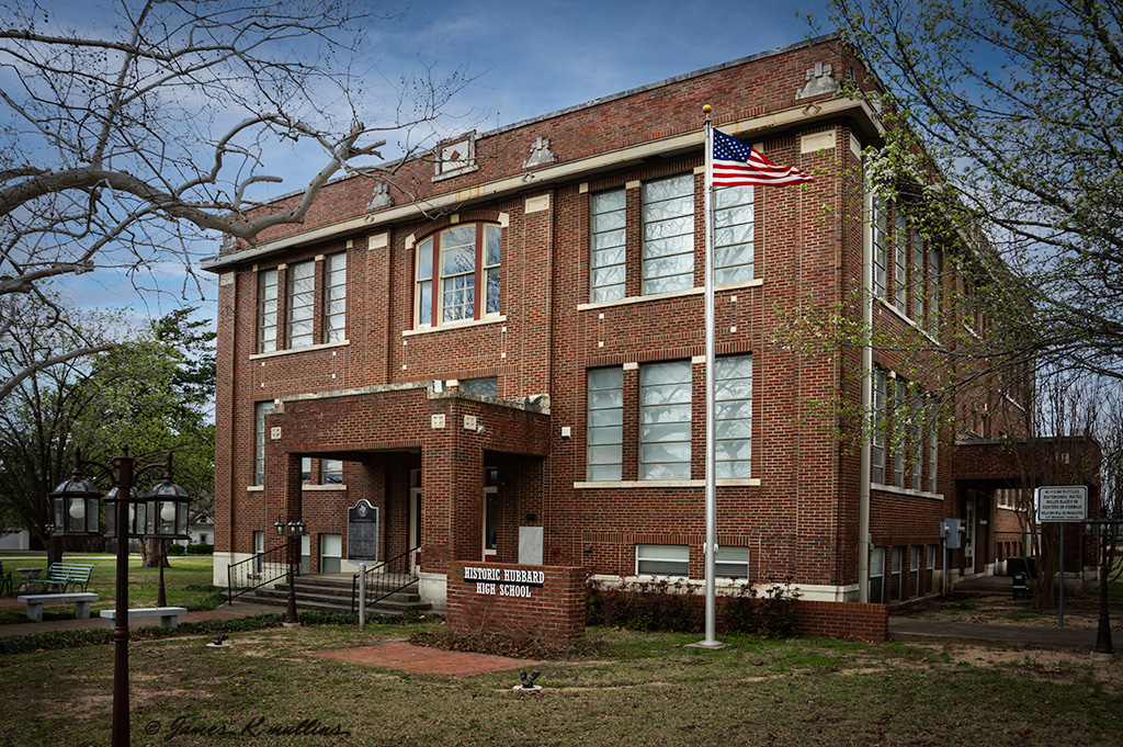 Historic Hubbard High School — Front View